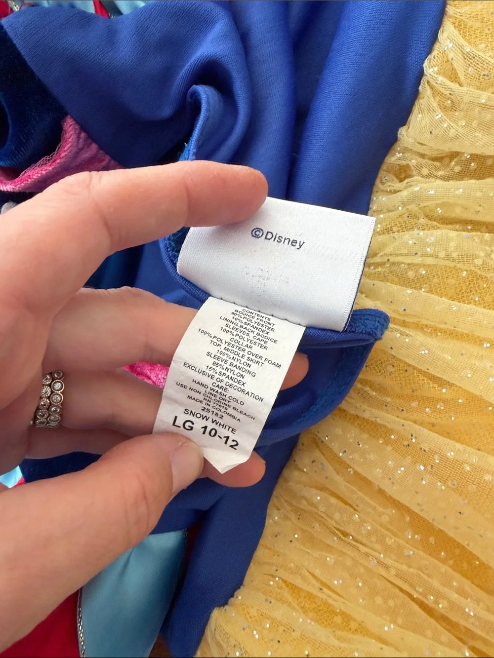 Classic Disney Princess Snow White Dress Costume